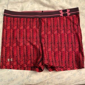 Under Armour Pink and Black Spandex